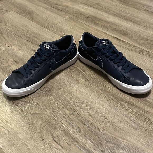 Mens NIKE SB Zoom Blazer Low Pro GT "Denim Swoosh" Sneaker Size 11 - Picture 8 of 8
